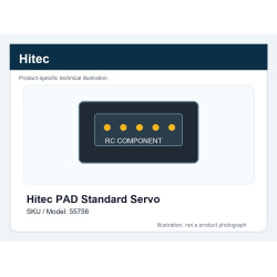 Hitec PAD Standard Servo | סרווים סטנדרטיים