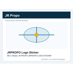 JRPROPO Logo Sticker | מרצ'נדייז