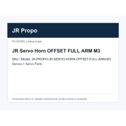 JR Servo Horn OFFSET FULL ARM M3