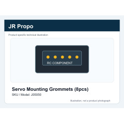 Servo Mounting Grommets (8pcs)