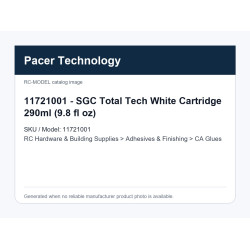 11721001 - SGC Total Tech White Cartridge 290ml (9.8 fl oz)