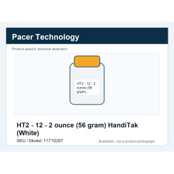 HT2 - 12 - 2 ounce (56 gram) HandiTak (White)