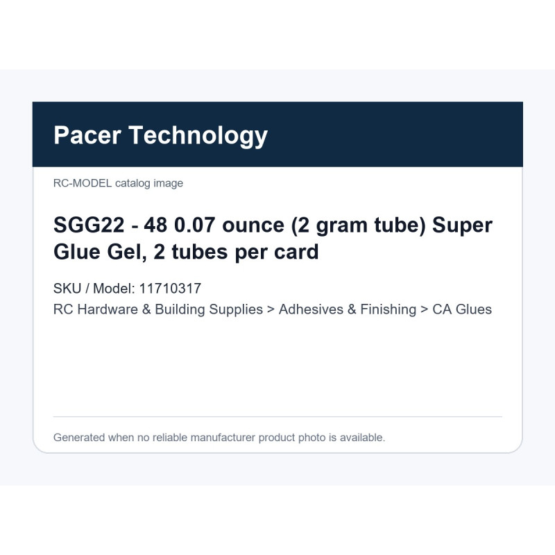 SGG22 - 48 0.07 ounce (2 gram tube) Super Glue Gel, 2 tubes per card | דבקי CA SGG22 - 48 0.07 ounce (2 gram tube) Super Glue Gel, 2 tubes per card | דבקי CA