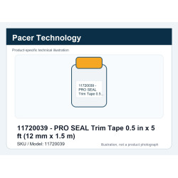 11720039 - PRO SEAL Trim Tape 0.5 in x 5 ft (12 mm x 1.5 m)