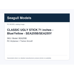CLASSIC UGLY STICK 71 inches - Blue/Yellow - SEA255B/SEA255Y