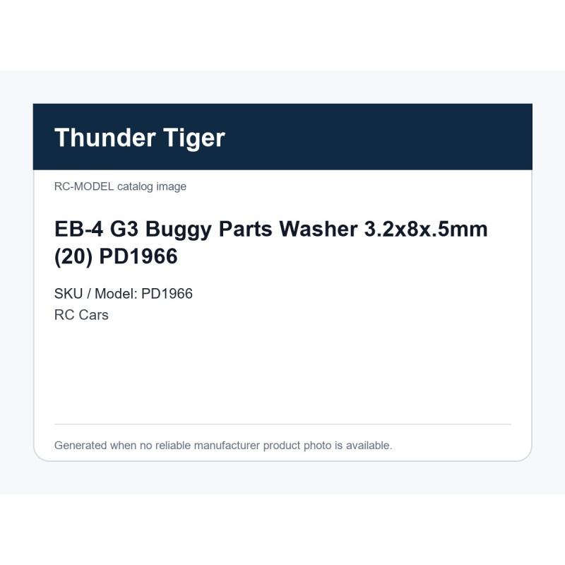 EB-4 G3 Buggy Parts Washer 3.2x8x.5mm (20) PD1966 | רכבי RC EB-4 G3 Buggy Parts Washer 3.2x8x.5mm (20) PD1966 | רכבי RC