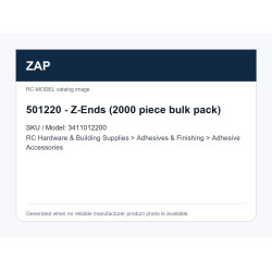 501220 - Z-Ends (2000 piece bulk pack) | אביזרי הדבקה