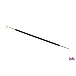 Pull and push spring hook