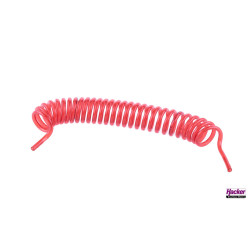 Hose spiral SMC 4mm red