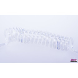 Hose spiral SMC 6mm transparent