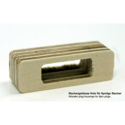 Wooden plug housings