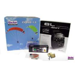 Para-RC Cloud 1.5 complete set RTF (purple) T6L Sport
