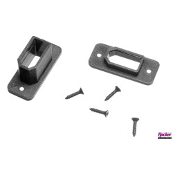 Installation frame for XT90 plugs and sockets