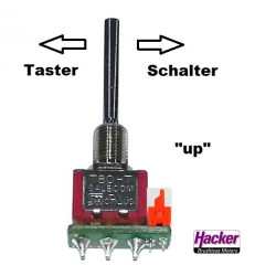 switch 1-Spring-UP 3-position DC Tx DUPLEX 2,4EX
