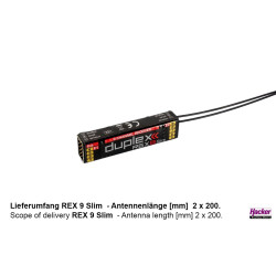 DUPLEX 2.4EX Receiver REX 9 Slim