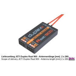 DUPLEX receiver Rsat 900