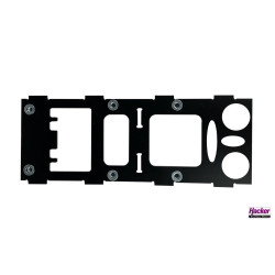 Para-RC back plate Pilot Noah / HEP light with rivet nuts