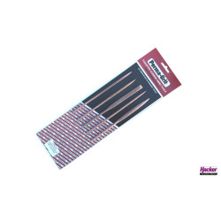 SET OF 5 Large Needle Files 18 cm FINE Grit