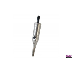 Stick switch with 3 position switch and push button (silver)