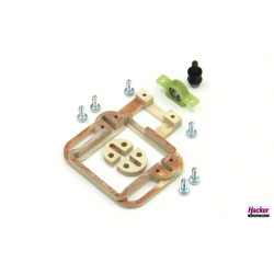 Servo mounting frame CHASERVO DS09, ball bearing left