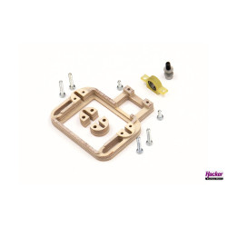 Servo mounting frame D-Power REX-4180SG, ball bearing right