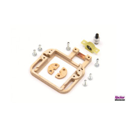 Servo mounting frame Hitec D89MW, ball bearing right