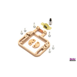 Servo mounting frameHitec D89MW, ball bearing left
