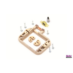 Servo mounting frame KST A15-2212, ball bearing left
