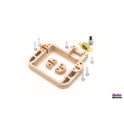 Servo mounting frame KST A20-3813, ball bearing right
