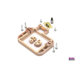 Servo mounting frame Savöx SC-1267SG/SC-1268SG/SV-1270TG , ball bearing left