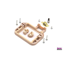 Servo mounting frame Savöx SC-1267SG/SC-1268SG/SV1270TG, ball bearing right