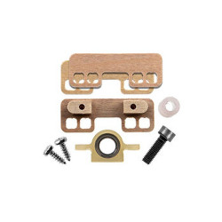 Demountable, ball bearing mounted support plate