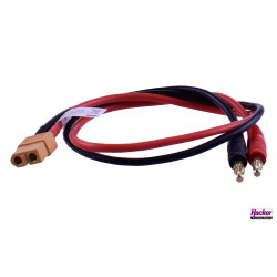 Connection cable 4mm gold contact plug / XT60 socket