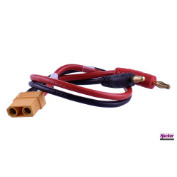 Connection cable 4mm gold contact plug / XT90 socket