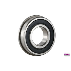 FES Ex Uni8 flanged ball bearing for bearing frame with snap-in sleeve 12mm