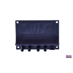 Cable organiser 4mm magnetic black