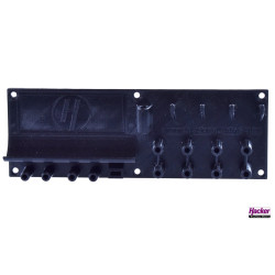 Cable organiser 4mm magnetic XXL black