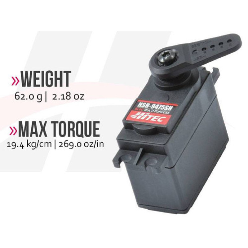 HSB-9475SH SERVO w/PAD RETAIL | סרווים Brushless HSB-9475SH SERVO w/PAD RETAIL | סרווים Brushless