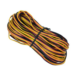 Hitec 3 COLOR SERVO WIRE 50FT (15.24M) | חלפי סרווים