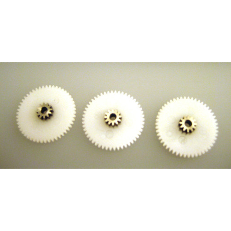 Hitec HS-625/645/5625/5645MG/5665/5685MH METAL PLASTIC FIRST GEAR SET (3PCS) | חלפי סרווים Hitec HS-625/645/5625/5645MG/5665/5685MH METAL PLASTIC FIRST GEAR SET (3PCS) | חלפי סרווים