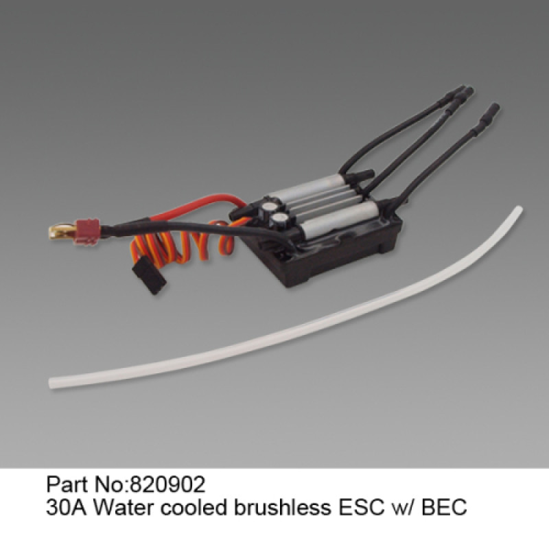 【Item No.:820902】30A Water Cooled Brushless ESC with XT-60 plug | בקרי מהירות ESC 【Item No.:820902】30A Water Cooled Brushless ESC with XT-60 plug | בקרי מהירות ESC