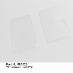 【Item No.:881528】V6 Transparent Hatch(PK2) | מרצ'נדייז
