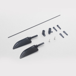 【Item No.:880713】ABS Rudder (PK2) and rudder linkage set