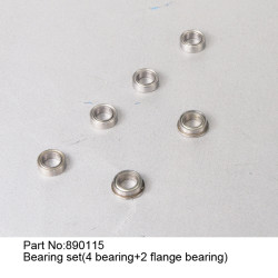 【Item No.:890115】Bearing set(4 bearing+2 flange bearing) | חלפים ואביזרים