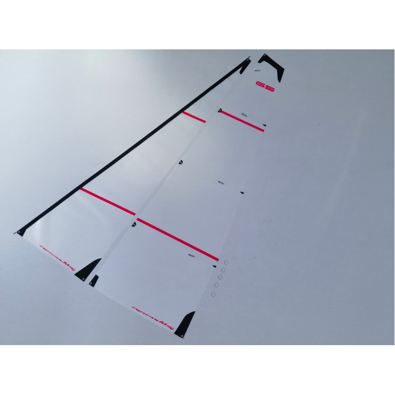 DF65V6-V8 A+ Sail Set 50 micron Mylar, Round tube packed | חלפי סירות DF65V6-V8 A+ Sail Set 50 micron Mylar, Round tube packed | חלפי סירות