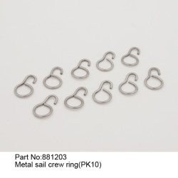 【Item No.:881203】Metal sail clew hook(PK10) | מפרשיות