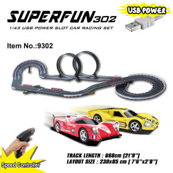 Joysway SuperFun Slot Car Racing Set 9302 | רכבי RC