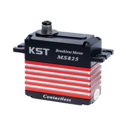 MS825 V8.0 HV Contactless Hall Sensors Brushless Servo 35Kgf.cm 0.11sec for Large Scale RC Planes