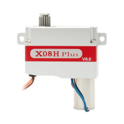 X08H Plus V6.0 Horizontal Lug Micro Servo 5.3Kgf.cm 0.09sec 9.5g 8mm for RC Gliders