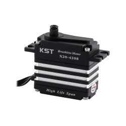 X20-4208 Brushless Contactless 6BB HLS Standard Servo 46Kgf.cm 0.07sec for 1:7 & 1:8 Scale On-road or Off-road RC Race Cars, Aerobatic Airplanes and Jets